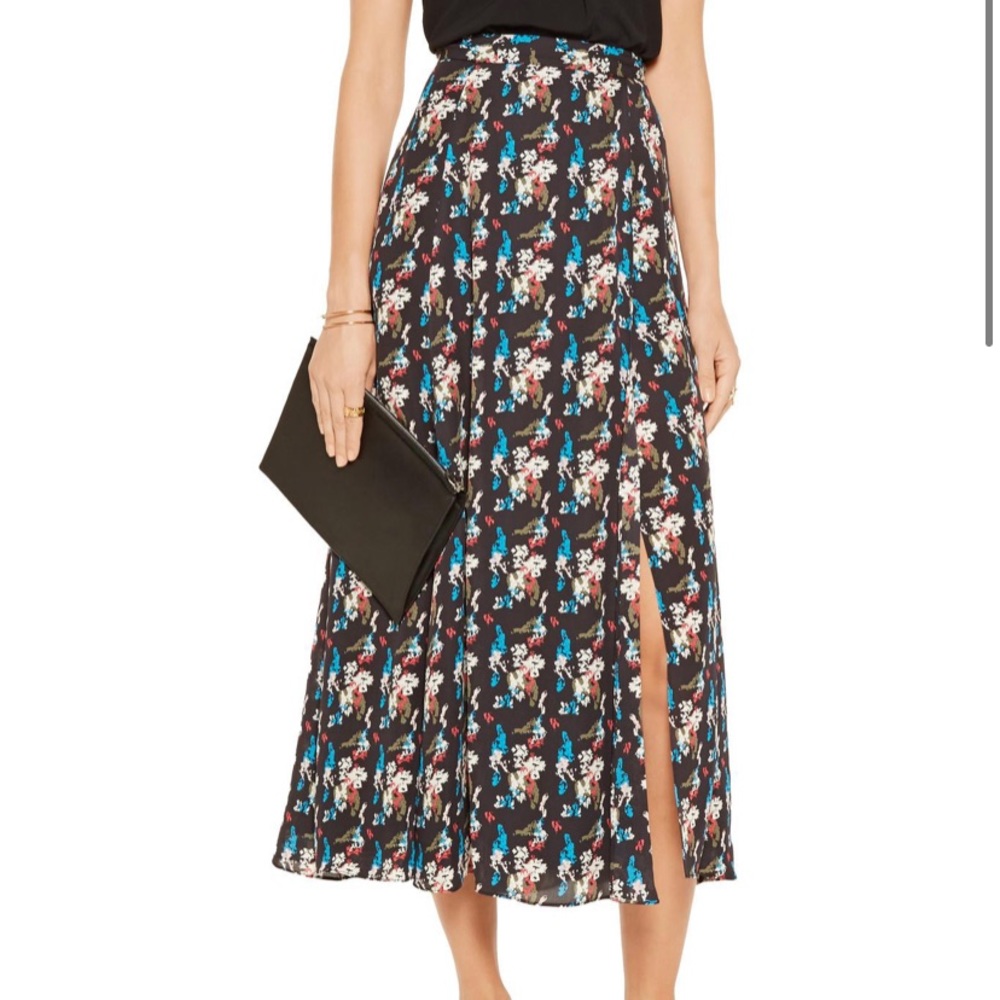 Tanya Taylor Wixson skirt in black print size 2
